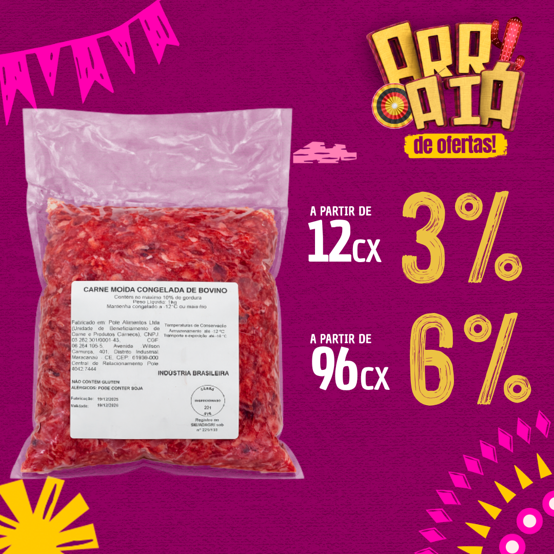 Carne Mo&iacute;da 1kg - Merc&iacute;